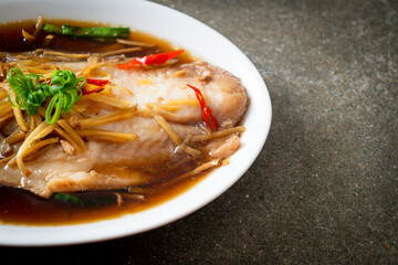 Steamed Fish with Soy Sauce