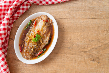 Steamed Fish with Soy Sauce