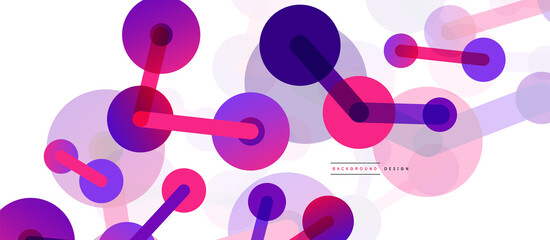 Network concept abstract background. Dots connection. Big data idea. Business template for wallpaper, banner, background or landing