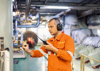 Communication between engineers in engine room