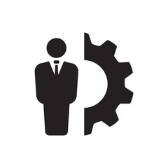 Business Management icon ( vector illustration )