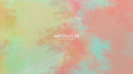 watercolor background with paper texture and white space for text