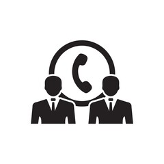 Help line icon ( vector illustration )