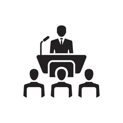 Business conferance icon ( vector illustration )