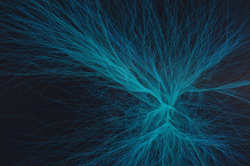 Abstract neural background