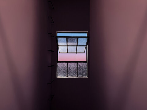 Window View Sunset