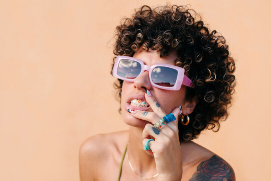 Colorful teeth jewelry