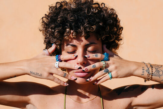 Alternative woman portrait