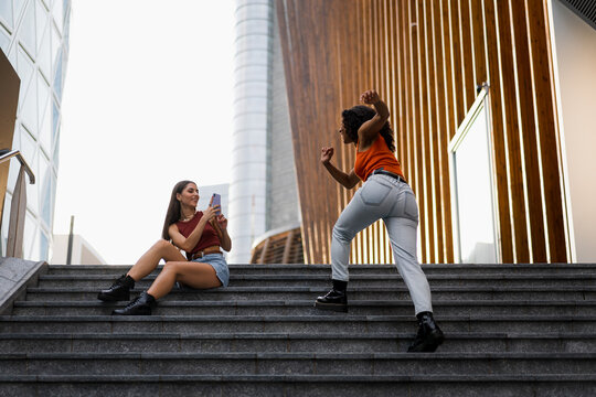 Female content creators at work