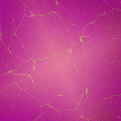 Festive pink background with gold flecks, cracks and gradient.