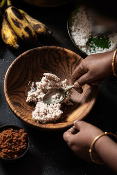 Red Rice Puttu
