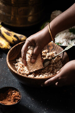 Red Rice Puttu
