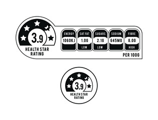 health star rating for packaging 