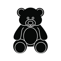 teddy bear vector. vector icon for apps and websites. vector illustration