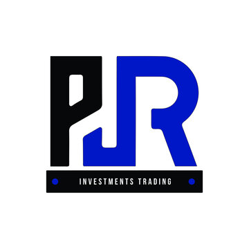 PJR p j r three 3 letter logo combination alphabet modern vector creative company icon design template