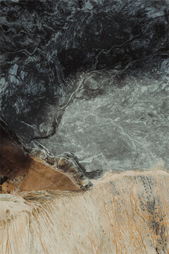 Mine aria shot from above 