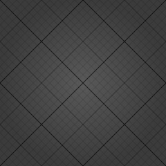 Fototapeta na wymiar Geometric grid. Seamless dark abstract pattern with diagonal black lines. Modern background