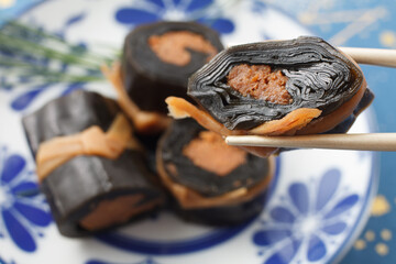 昆布巻き　シャケ