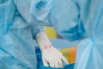 Doctors in operation room