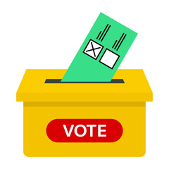 vote of people for election, ballot box of voters, privacy right of democracy system