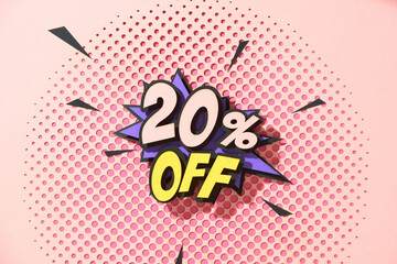 Sale Off 20 percent off