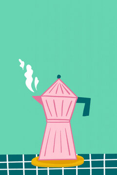 Vintage coffee illustration