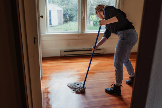 Young couple renovates