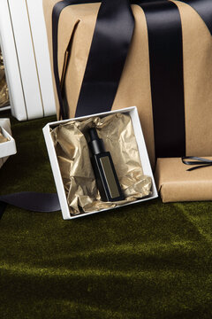 Holiday presents with cosmetics