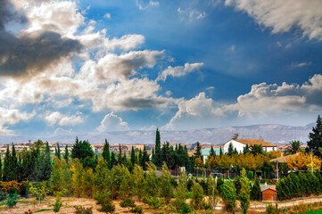 Landscape of the Spanish town