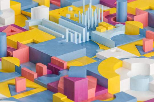 Geometrical background - Powered by Adobe