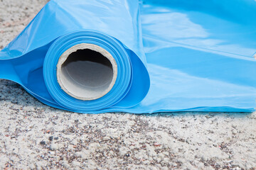 Polyethylene protection vapour barrier to restrict the passage of vapour from the hot part of the...