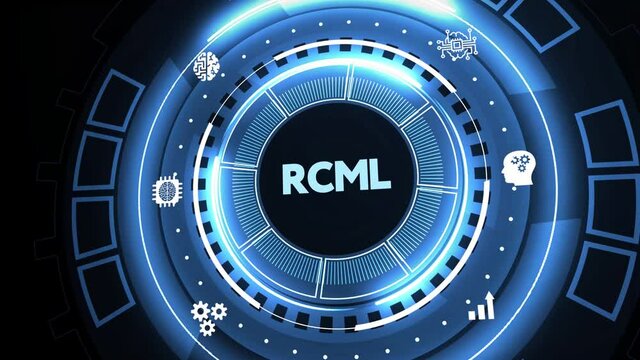 Robot Control Meta Language technology concept. RCML