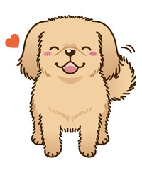 なつくペキニーズ（レッド系）