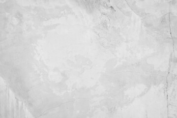 Naklejka premium White concrete wall background. Having grey and cement texture stone, sand. Wallpaper pattern surface clean polished. Photo gray abstract loft construction design.