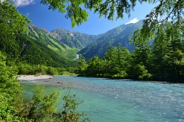 信州 上高地　新緑の季節