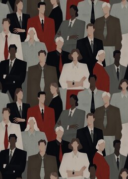 business people team illustration
