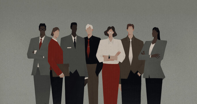 Business Team People Illustration