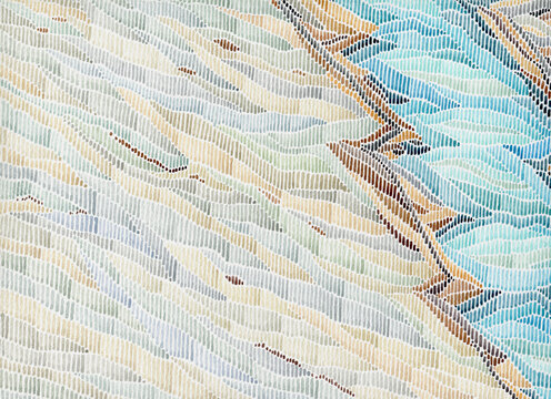 Abstract background in blue and pale grey colors