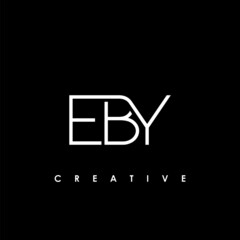 EBY Letter Initial Logo Design Template Vector Illustration