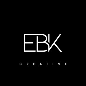 EBK Letter Initial Logo Design Template Vector Illustration