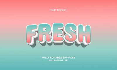 Editable text effect flash title style