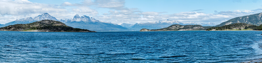 View of Beagle Channel, Land of Fire (Tierra del Fuego), Argentina © Nick Taurus