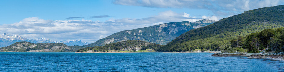 Obraz premium View of Beagle Channel, Land of Fire (Tierra del Fuego), Argentina