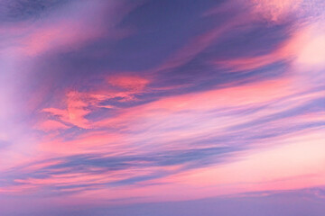 pink clouds, sky background