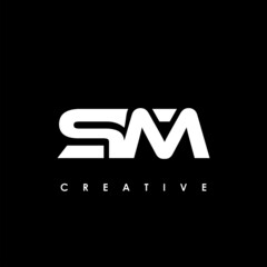 STM Letter Initial Logo Design Template Vector Illustration