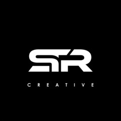 STR Letter Initial Logo Design Template Vector Illustration