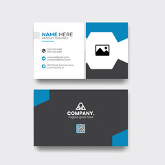 Double-sided Modern Creative and Clean Business Card Layout