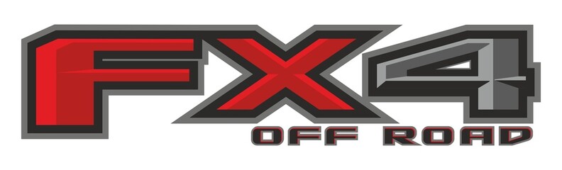 FX4 HD Stiker, 4x4, Offroad, Sport, 4x4 truck