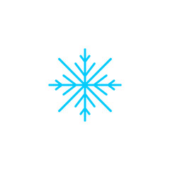 snowflake icon symbol design vector
