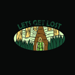 Collection of  wilderness, camping, adventure, explorer, climber emblem and logo graphics for t-shirt, apparel, merchandise sticker or others